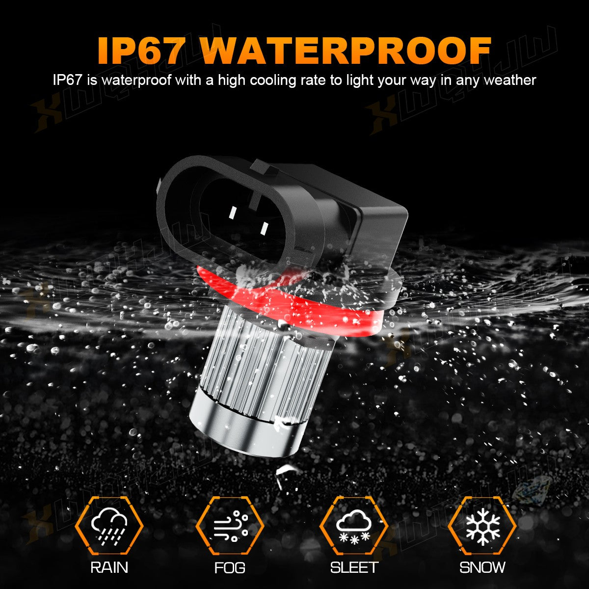 For Dodge Durango 2015-2019 LED Fog Driving Light H11 6000K White Bright Bulbs