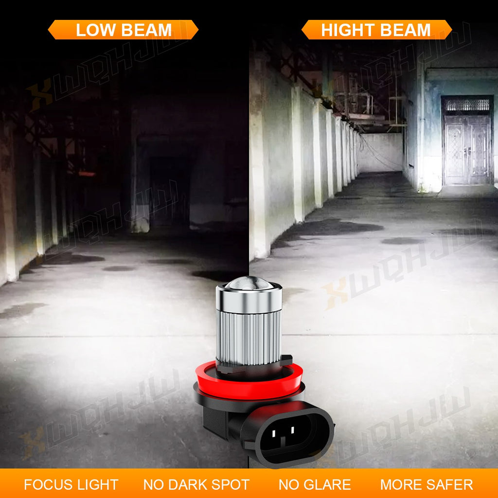 For Dodge Durango 2015-2019 LED Fog Driving Light H11 6000K White Bright Bulbs